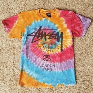 Tye-dye Stussy tee